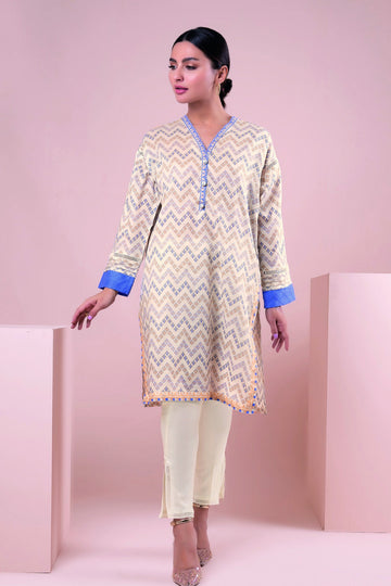 Khaadi J22102 Off White Summer Lawn 2022 Online Shopping